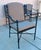 Etruscan Revival Set of Four Michael Taylor “Montecito” Outdoor Dining Chairs W/ New Raincovers For Sale - Image 3 of 9