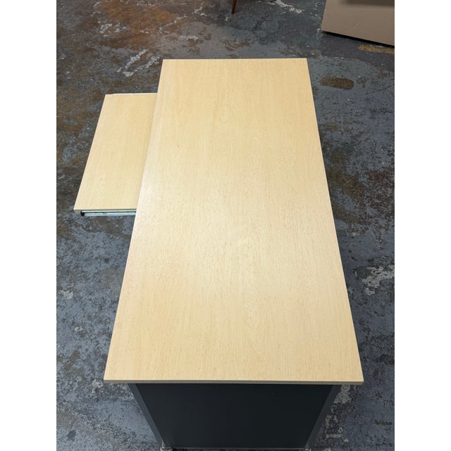 Pottery Barn Industrial Locker Room Collection Desk For Sale In San Francisco - Image 6 of 12