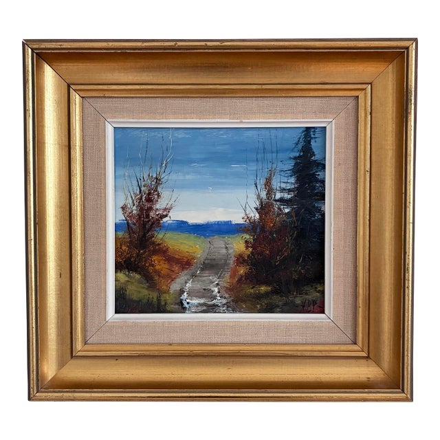 Vintage Original Landscape Oil Painting For Sale