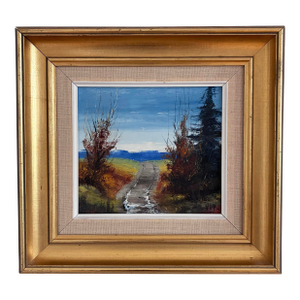 Vintage Original Landscape Oil Painting