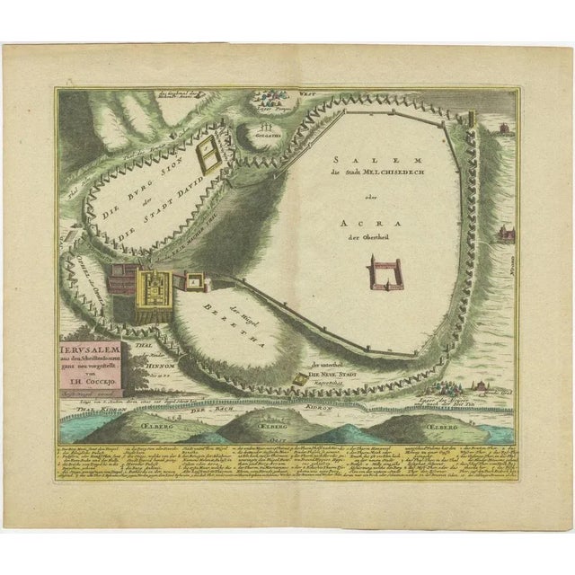 Weigel, Biblical View from Josephus Perspective, 1720, Print For Sale - Image 6 of 6