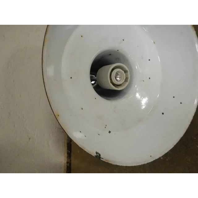 1950s D40 Ceiling Lamp in Black Metal, 1950s For Sale - Image 5 of 10