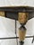 Black Antique Neoclassical Square Side Table For Sale - Image 8 of 9