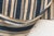 Textile Vintage African Moss "Saria Linear" Indigo Throw For Sale - Image 7 of 8