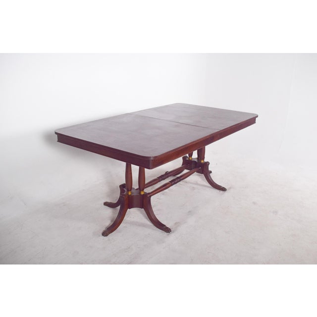 1900 - 1909 European Rectangular Extendable Dining Table, 1900s For Sale - Image 5 of 12