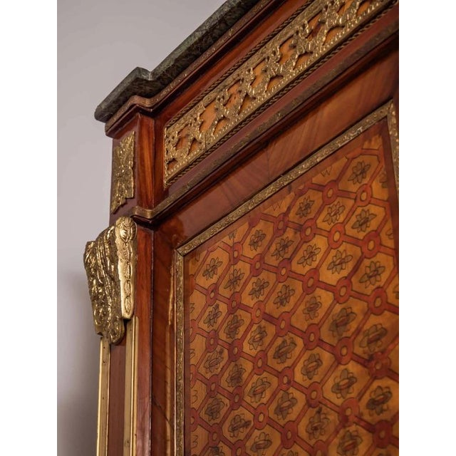 Neoclassical Secretary with Marble Top For Sale - Image 10 of 13