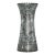 Antique Brilliant Heavy Hand Cut Lead Crystal Vase For Sale