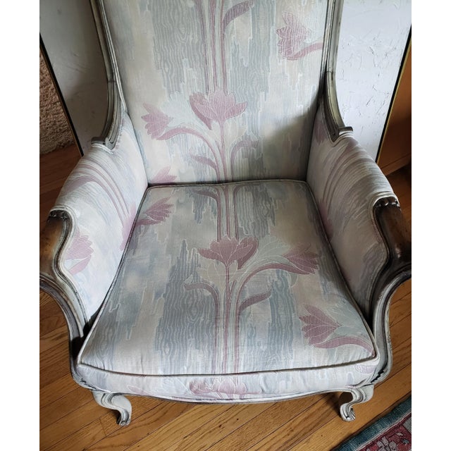 Mid 20th Century Louis XV French Bergere Armchair For Sale In Chicago - Image 6 of 9