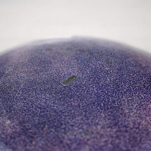 Enameled Copper Plate by Leonardo De Giudici For Sale - Image 4 of 5