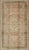 Vintage Turkish Oushak Rug With Faint Salmon Field and Floral Motifs 7'4 X 12'5 For Sale