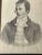 Drawing/Sketching Materials Antique Original 1800's Robert Burns Poet Pencil Drawing Mini Portrait Sketch For Sale - Image 7 of 10