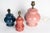 Set of 3 porcelain lamps, mid-20th century. Set of 3 mid-20th century porcelain lamps, without lampshades. H: 32 cm, d: 24...