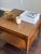 Wood 1960s Mid-Century Modern Walnut Floating-Top End Table With Lower Shelf — MCM Lamp Side Table For Sale - Image 7 of 12