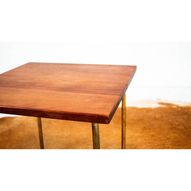 Vintage Danish John Stuart for France & Søn Teak Side Table For Sale - Image 15 of 15