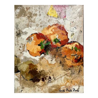 Jordi Prat Pons, Spanish Pop Art Catalan Mixed Media Torn Paper Collage Painting Jori Prat Pons, 1995-2002 For Sale