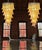 Large Italian Murano Glass Spiral Chandelier with 83 Amber Glass Petals, 1990s For Sale - Image 4 of 13