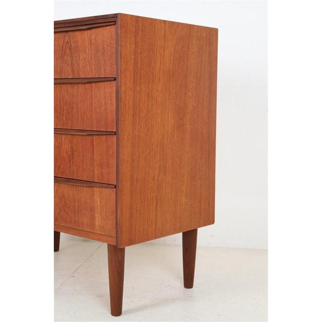 Mid-Century Danish Teak Chest of Drawers, 1960s For Sale - Image 11 of 15