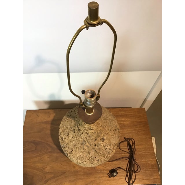 Wood Mid-Century Modern Genie Bottle Cork Lamps, Pair, Circa 1965 For Sale - Image 7 of 10