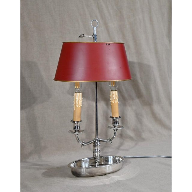 Silver Metal Hotbed Lamp, 1890s For Sale - Image 3 of 18
