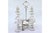 Silver and Glass Cruet, Set of 3 For Sale - Image 3 of 10