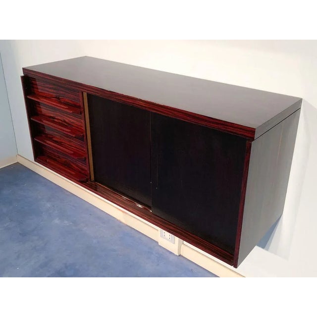 Mid-Century Italian Macassar Ebony Sideboard, 1950s For Sale - Image 10 of 18