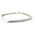 Contemporary Tiffany & Co., Frank Ghery Torque 18k White Gold and Diamond Bangle Bracelet For Sale - Image 3 of 7