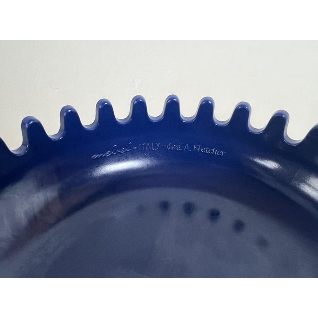 Blue Tin Clam Ashtray by Alan Fletcher for Mebel, Italy, 1970s For Sale - Image 8 of 10