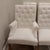 White High Quality Velvet Upholstered High Back and Rolled Top Dining Chairs - Set of 10 For Sale - Image 8 of 18