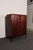 Mid-Century six-drawer highboy chest/dresser by Harvey Probber (ca. 1960s, USA). Six dovetailed-drawer design with two...