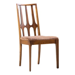 Broyhill Brasilia Mid Century Walnut Side Dining Chair For Sale