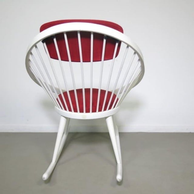 Circke Rocking Chair by Yngve Ekstrom for Swedese, 1960s For Sale - Image 3 of 4