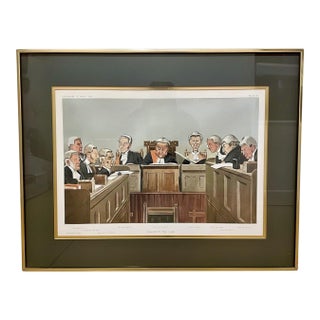 Vintage Vanity Fair Law Caricature For Sale