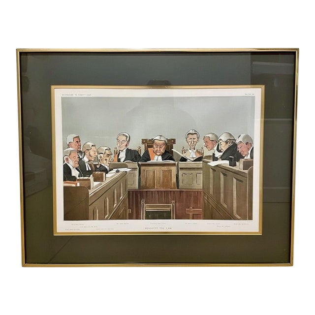Vintage Vanity Fair Law Caricature For Sale