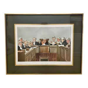 Vintage Vanity Fair Law Caricature