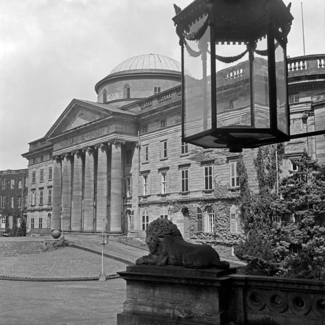 1930s Karl Heinrich Lämmel, View to Wilhelmshoehe Castle at Kassel, Germany, 1937, Print For Sale - Image 5 of 5