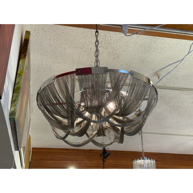 Design Plus Gallery presents a Soscik Flushmount by Nicolas Terzani for Terzani. Reimagines classic ornamentation with a...