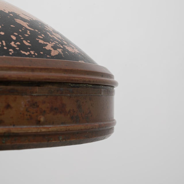 1920s French Copper Industrial Pendant Lamp For Sale - Image 14 of 18