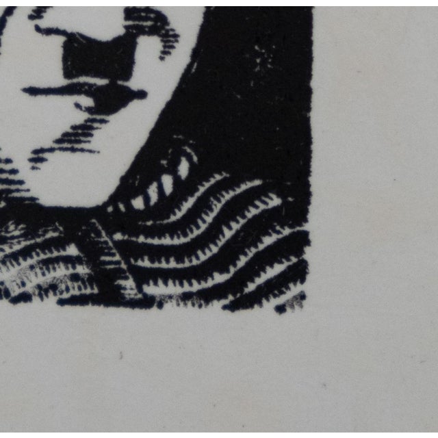Leonard Tsuguraru Foujita, Autoportrait, Etching For Sale - Image 5 of 8