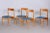 Mid-Century Beech Dining Chairs attributed to Dyha Brno, 1950s, Set of 4 For Sale - Image 12 of 12