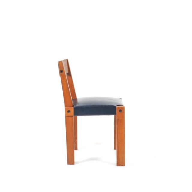 Wood Model S24 Chairs by Pierre Chapo, 1960s, Set of 4 For Sale - Image 7 of 13