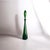 Mid Century Green Italian Art Glass Genie Bottle XL 29" Decanter Made in Italy Attributed to Empoli Fantastic Kelly green...