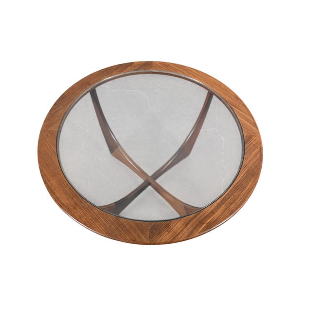 Mid-Century Modern Mid 20th Century Round Attributed G Plan Astro Coffee Table For Sale - Image 3 of 7
