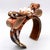2020s Gucci Belt & Buckle Flower Vintage Silk Necktie Cuff Bracelet For Sale - Image 5 of 5