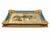 Late 19th Century Late 19th Century French Blue & Gilt Ormolu-Mounted Picture Frame With Hunter Print For Sale - Image 5 of 7