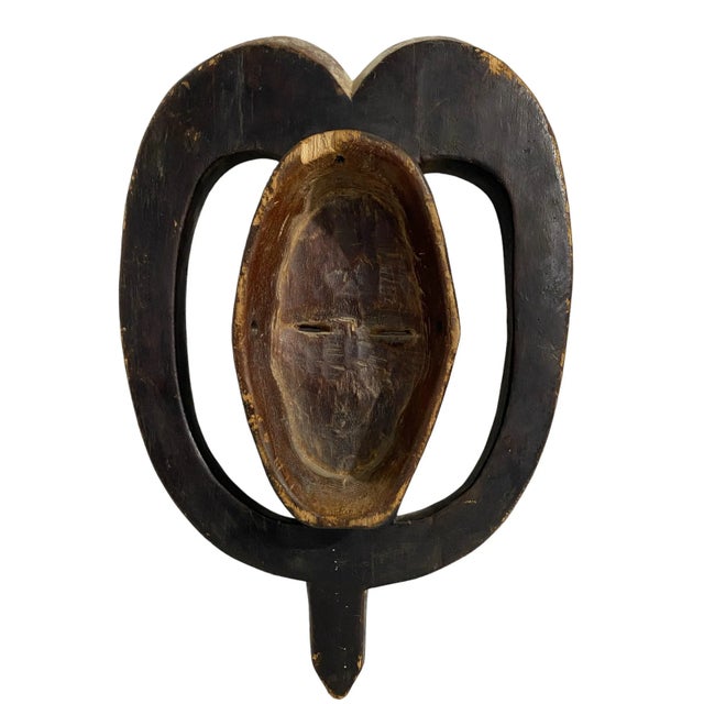 Tribal Ceremonial Kwele Mask, Gabon, Africa16.5