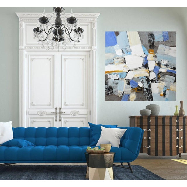 Textile Abstraction 153.Original Painting.Iryna Kastsova For Sale - Image 7 of 11