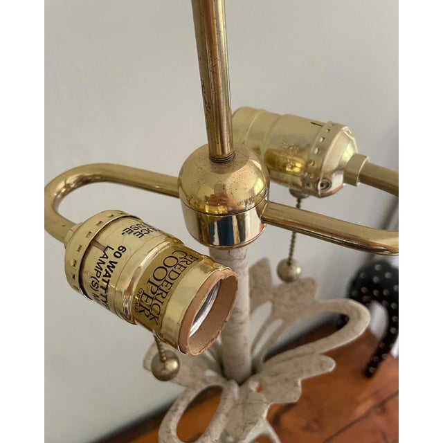 1980s Art Nouveau Style Frederick Cooper Table Lamp With Original