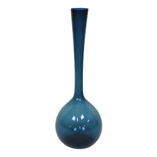 1960s Arthur Percy Mid-Century Swedish Modern Art Glass Vase for Gullaskruf For Sale