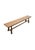 Sculptural Teak Wood Bench Carved Detailing, Modern Organic For Sale - Image 4 of 9