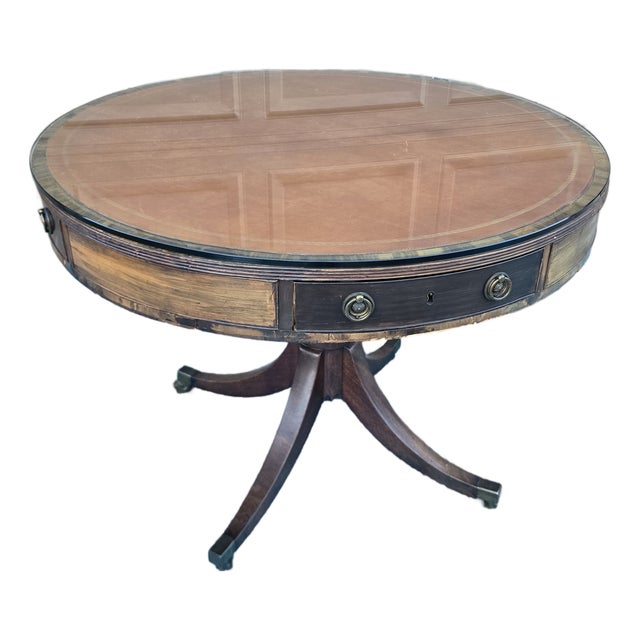 Antique Georgian Drum Table For Sale